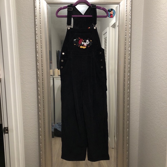 Disney Pants - VTG MICKEY UNLIMITED CORDUROY OVER-ALLS